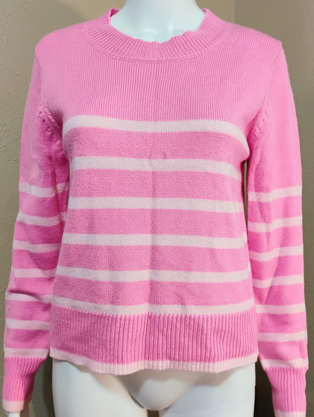 Sugarlips Striped Crewneck Sweater